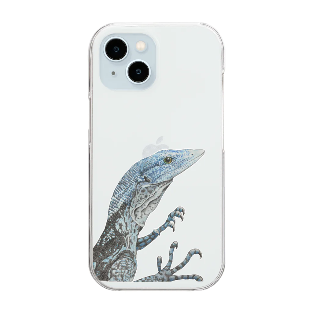 cats&reptiles cafe Odd eyeのコバルトツリーグッズ。 Clear Smartphone Case