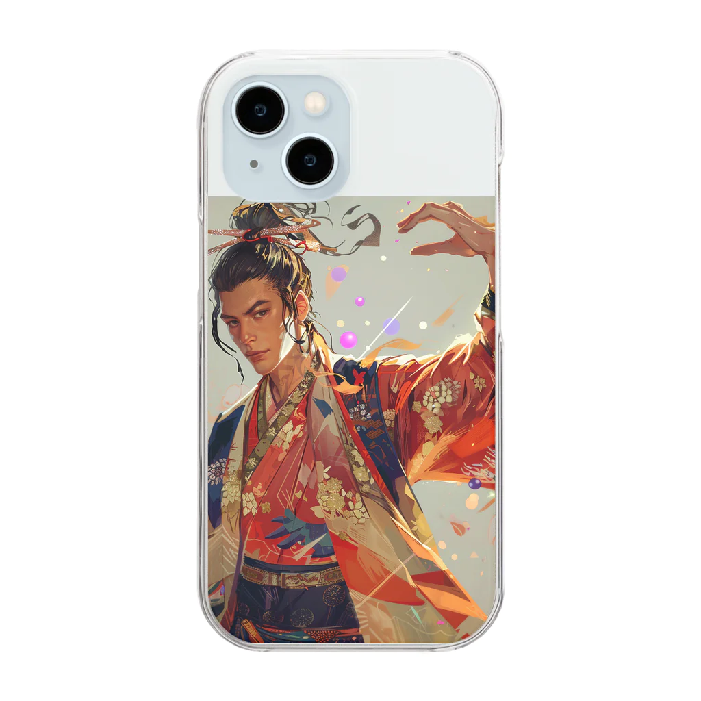 AQUAMETAVERSEの戦国レイブ　Tomoe bb 2712 Clear Smartphone Case