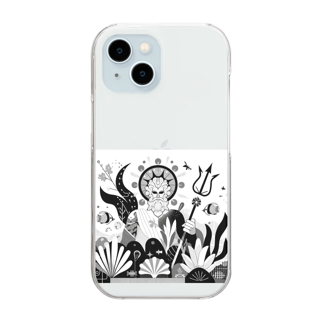 -DAHLIA-のポ·セイド Clear Smartphone Case