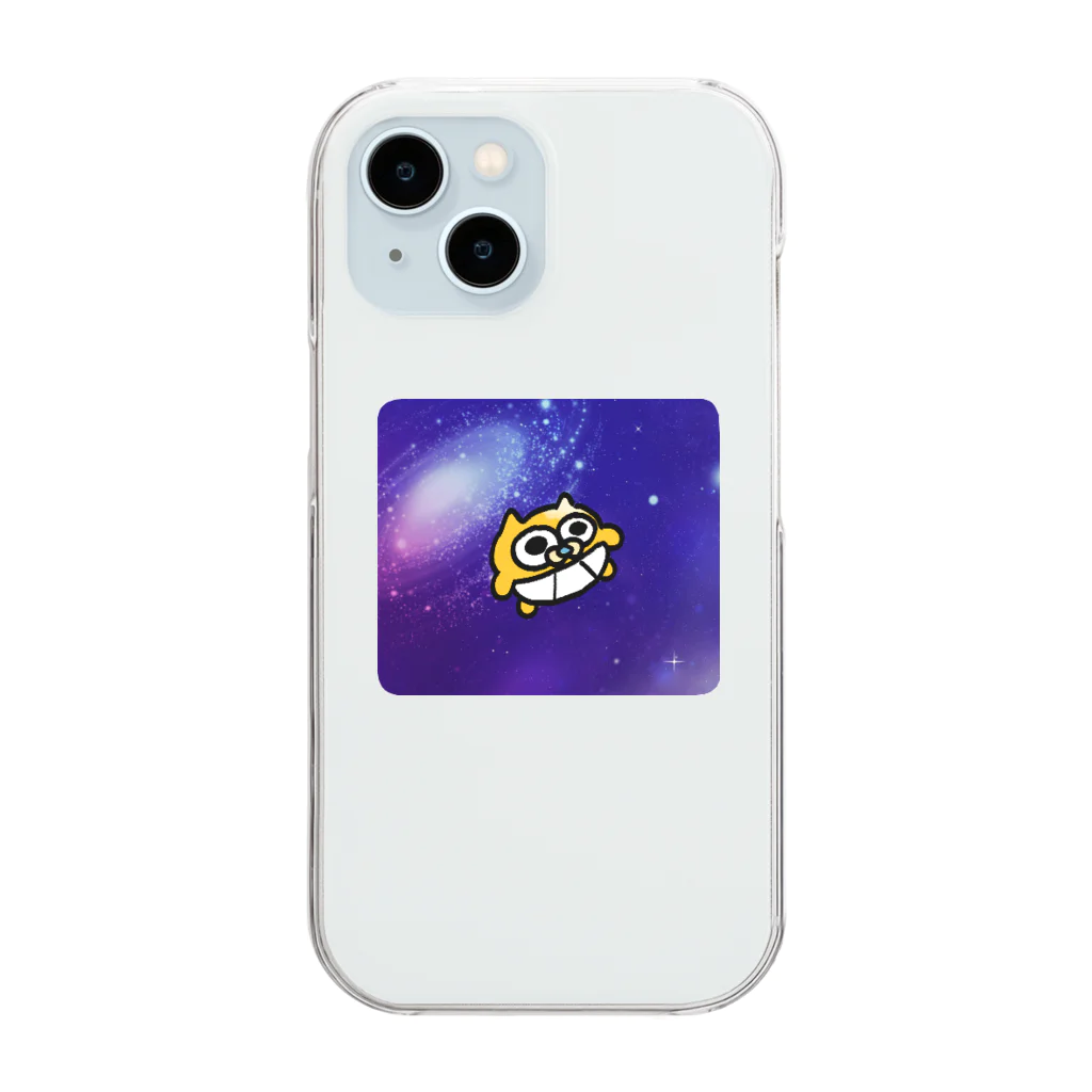 👶びくたろ🍼の宇宙赤ちゃんうんたねこ Clear Smartphone Case