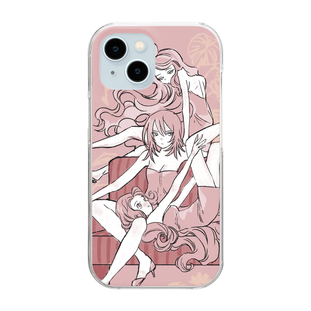 中西芙海の女の子カップ Clear Smartphone Case