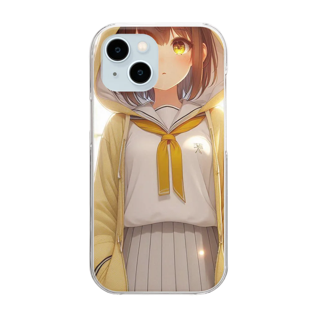 dramusumeの温ドラ娘！イエロー Clear Smartphone Case