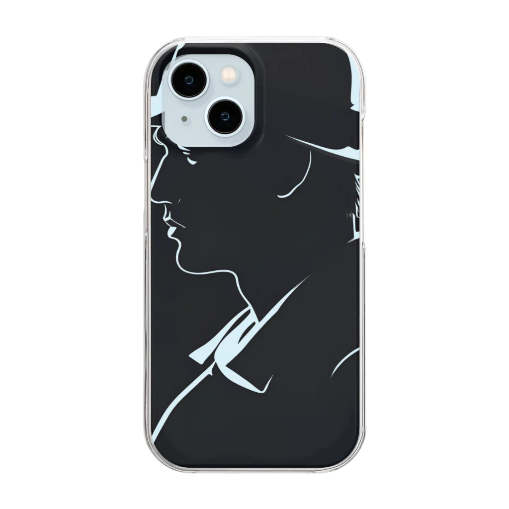 yuyupopo44のSilhouetteStrength Clear Smartphone Case