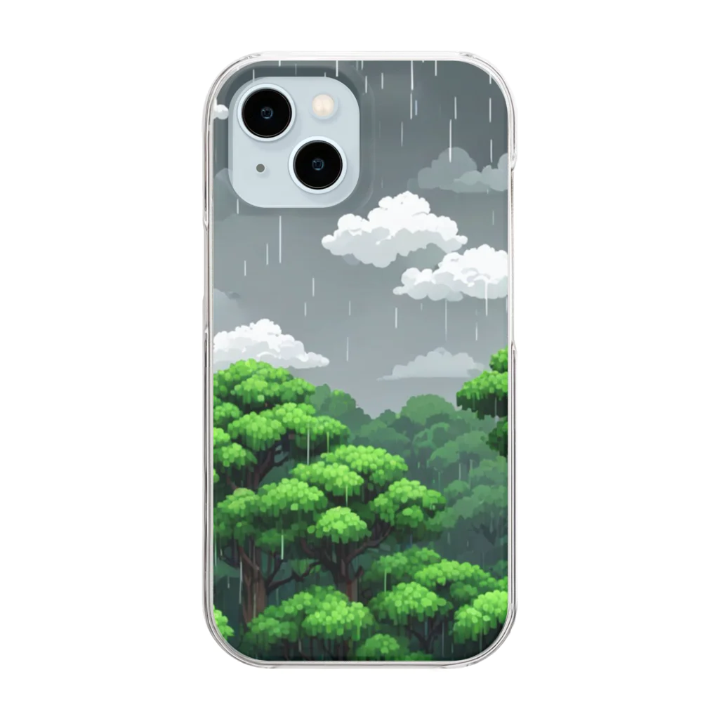 yukki1975の6月_梅雨 Clear Smartphone Case