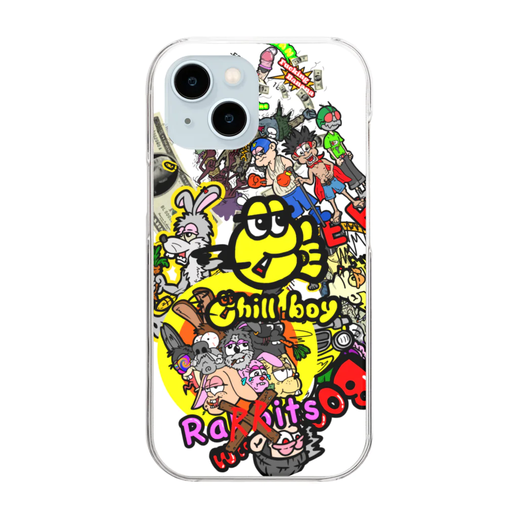 Chill Boyのチルボーイ携帯ケース Clear Smartphone Case