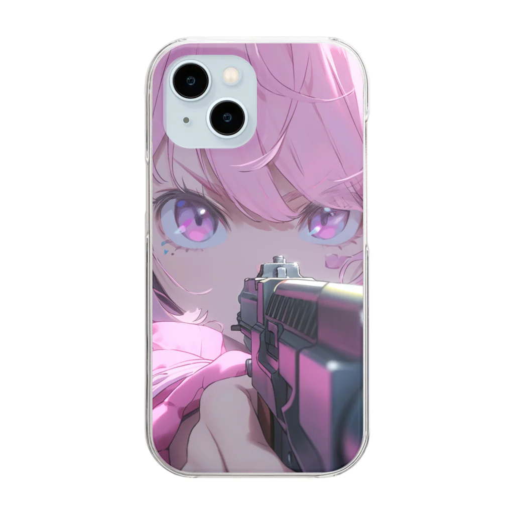 ぶーたんの火花散る戦場 Clear Smartphone Case