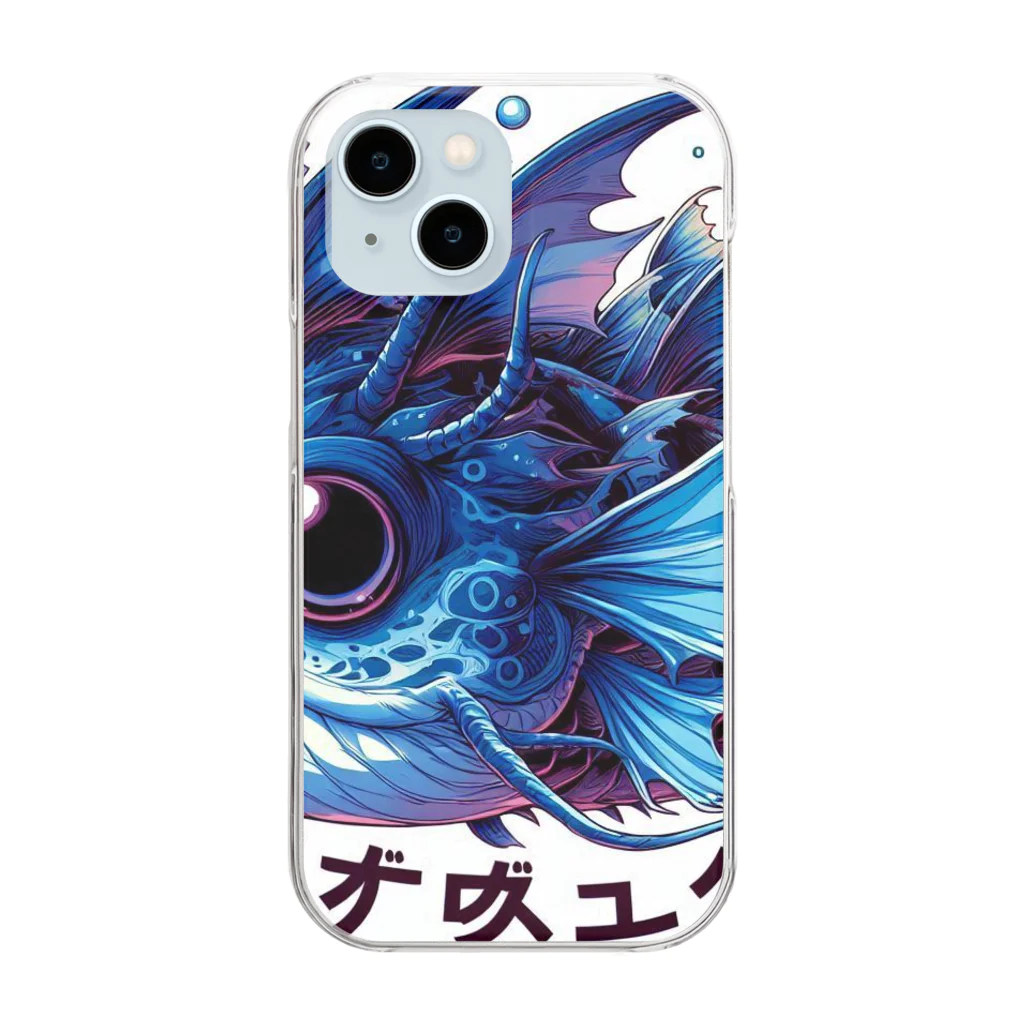 susumu47の深海魚のキャラクターグッズ Clear Smartphone Case