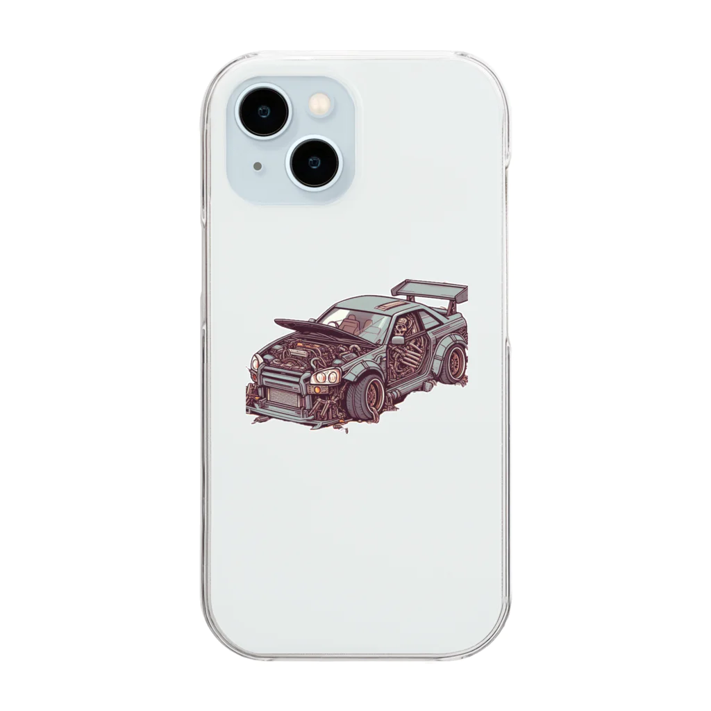 SaBATaNの車シリーズ3 Clear Smartphone Case