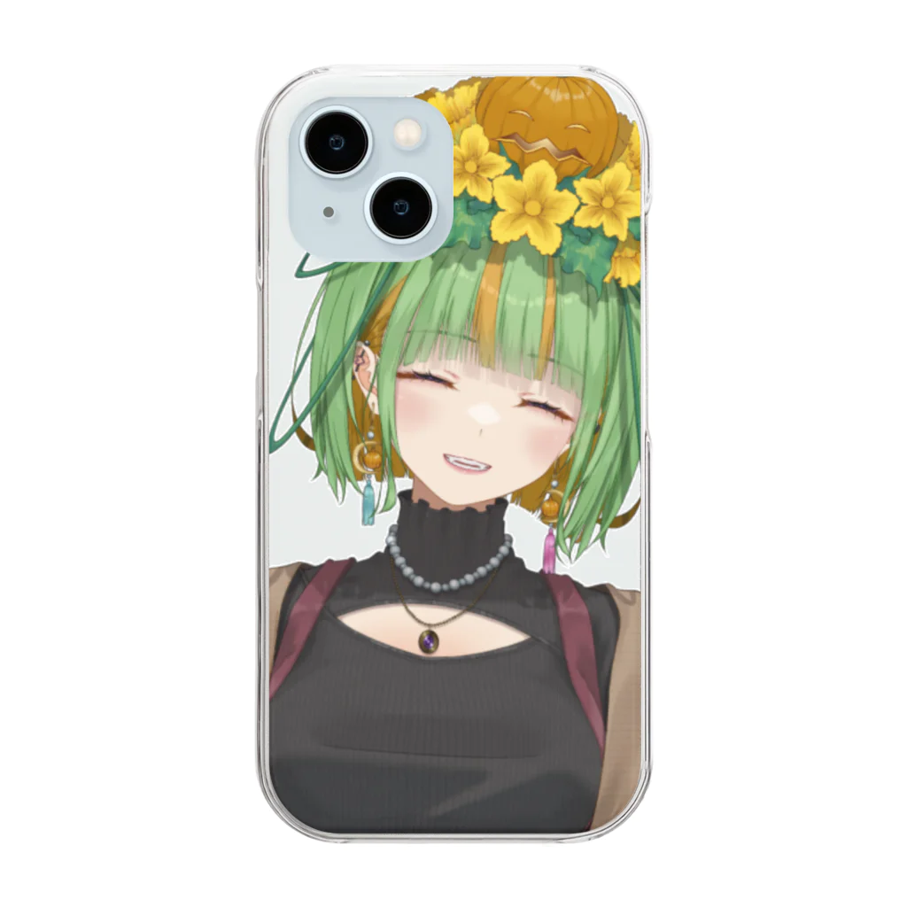 神無月りさ子🎃✨のりさ子にっこり Clear Smartphone Case