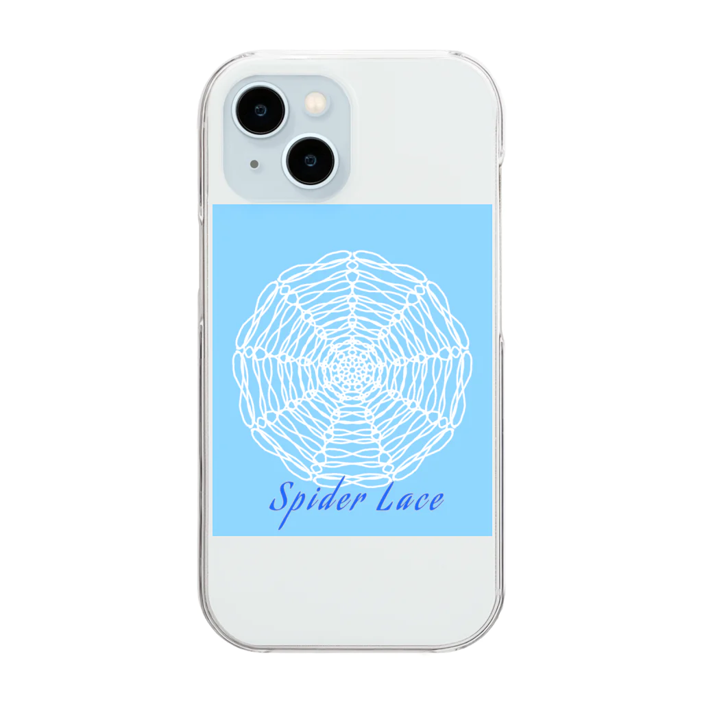 soundのSpider Lace Clear Smartphone Case