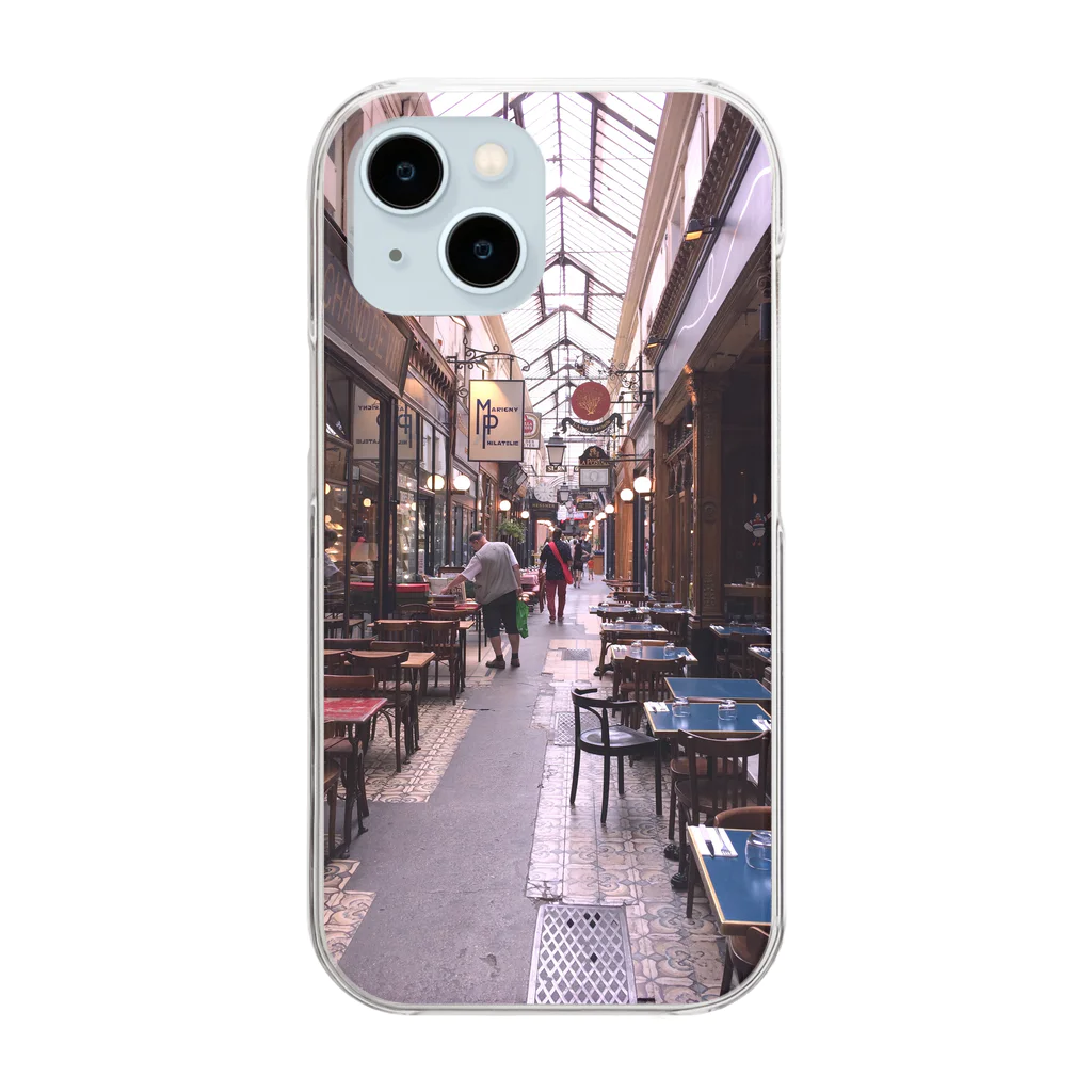 nightwalkerのパリのパッサージュ Clear Smartphone Case