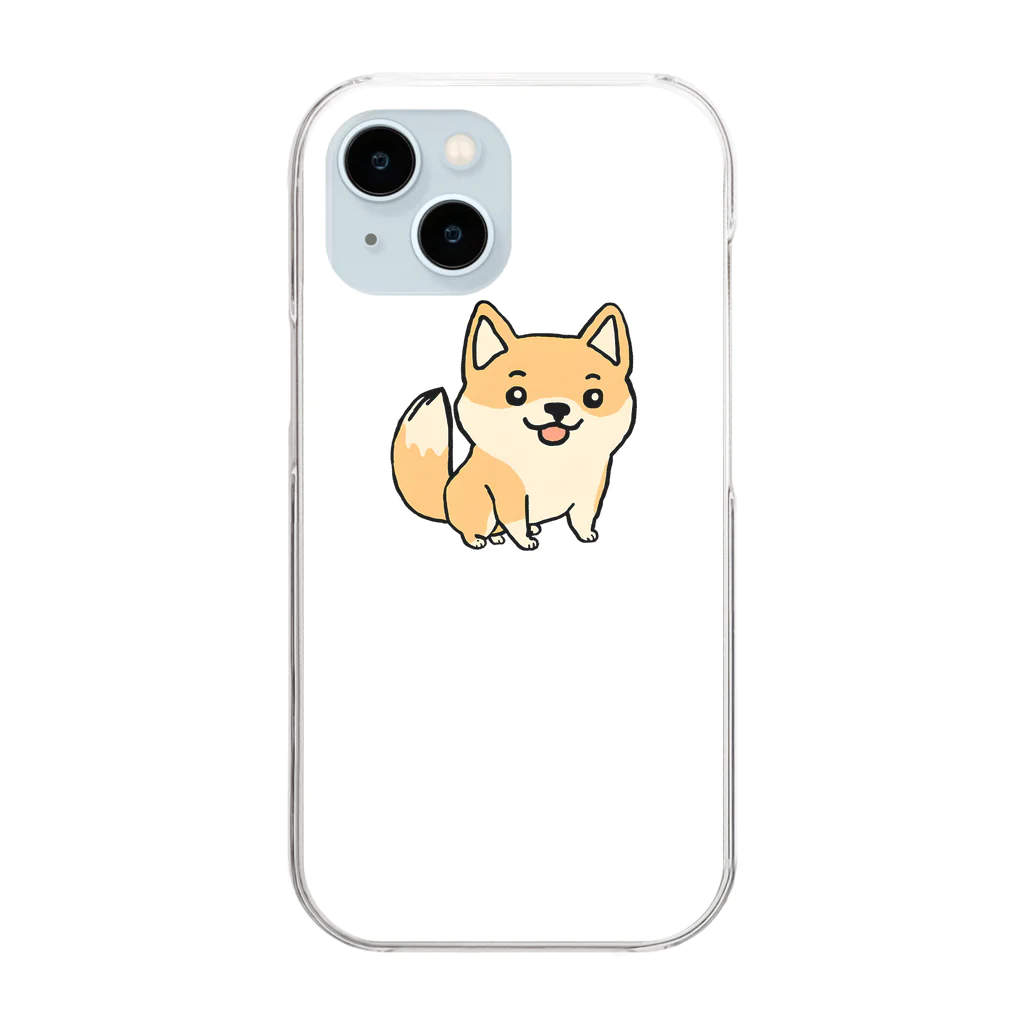 kikorin-のシバ太郎 Clear Smartphone Case