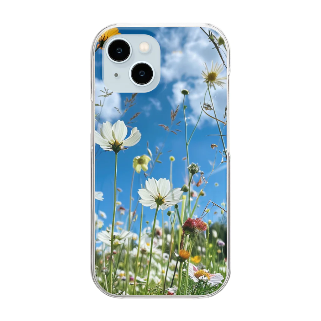 ドライバーの色々な草花 Clear Smartphone Case