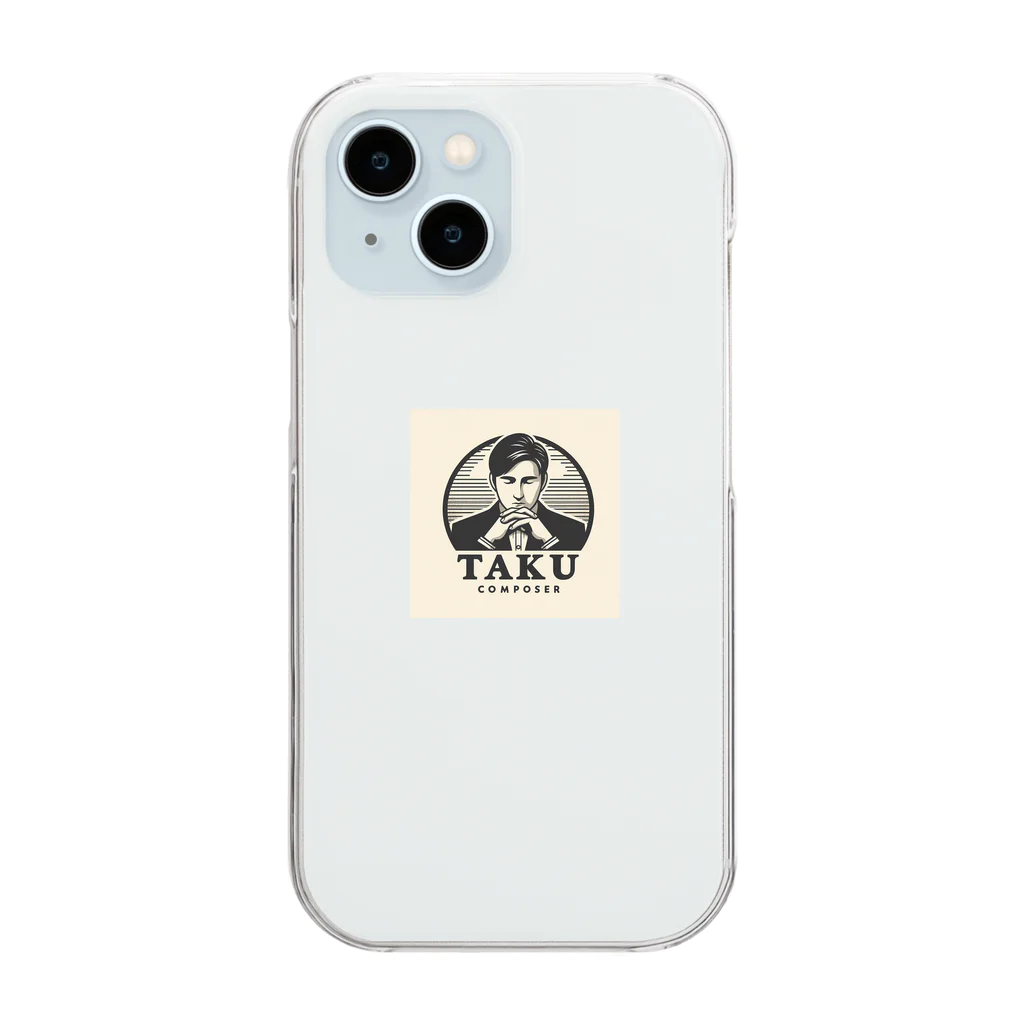 Takuのだらしない身体のTaku composer Clear Smartphone Case