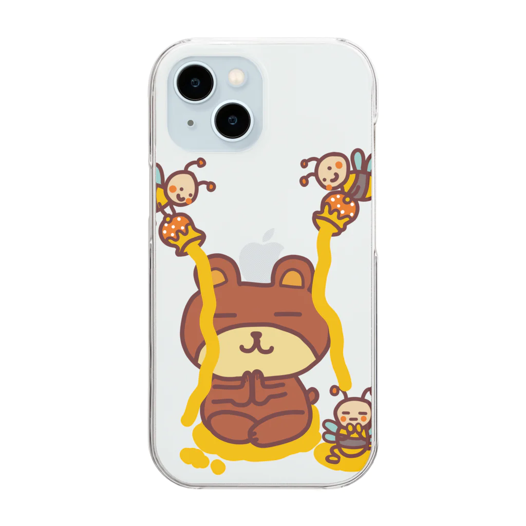 mayumayu-の🐻修行中〜🐝 Clear Smartphone Case