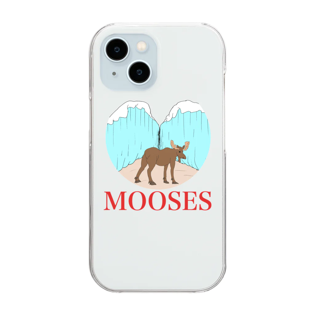 奇声のMOOSES Clear Smartphone Case