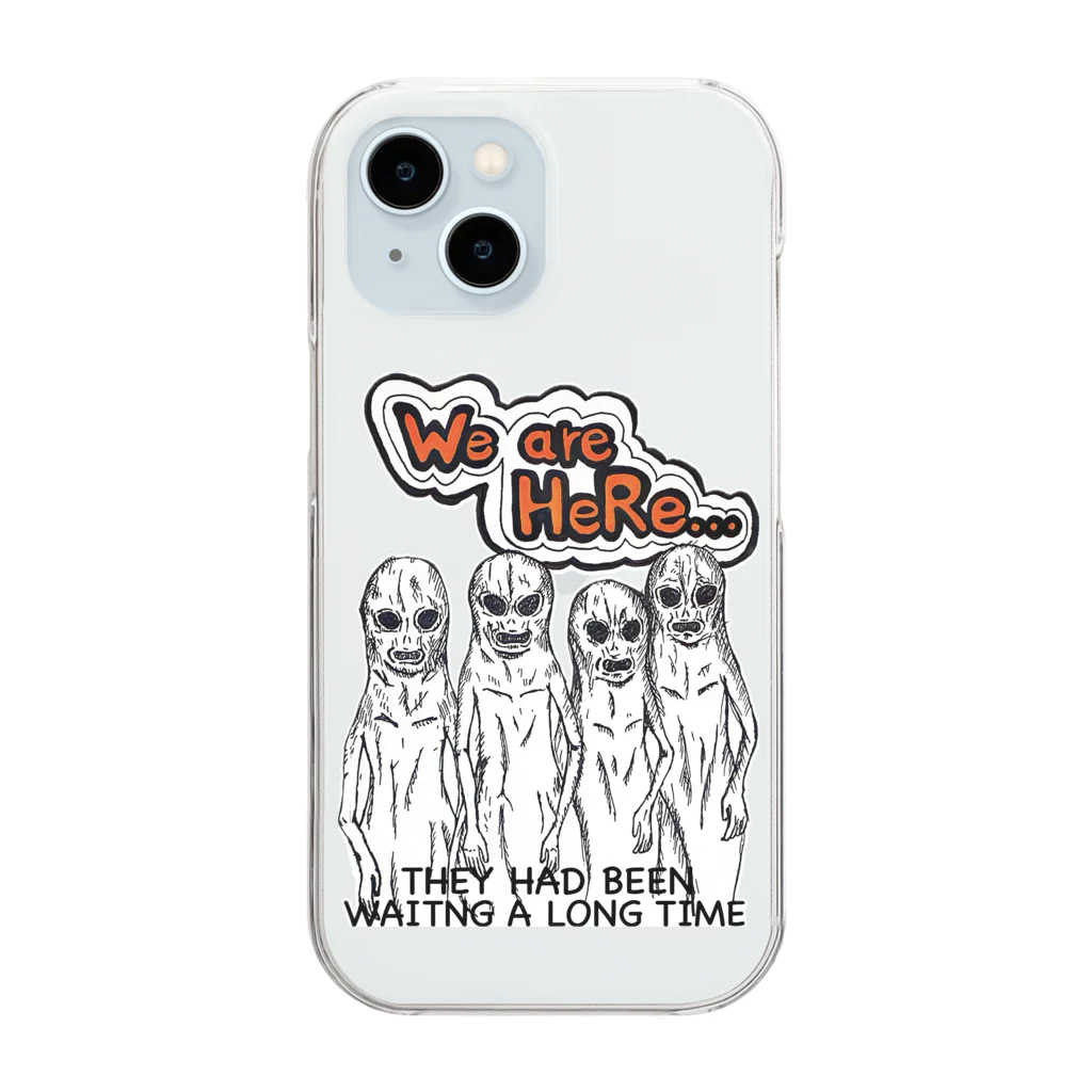 VenturaのWe are HeRe...我々はここにいる。 Clear Smartphone Case