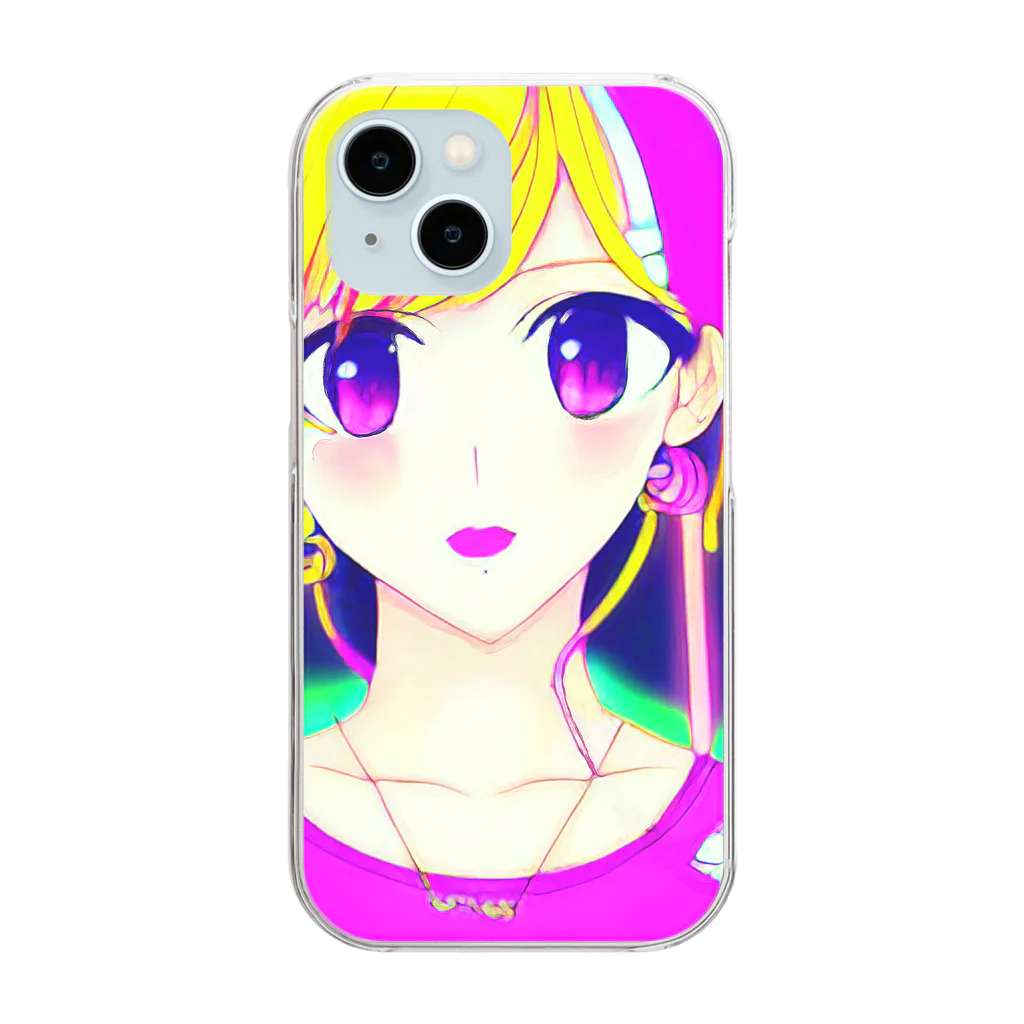 きゅぴきゅぴガールのきゅぴきゅぴ★金髪アイドル Clear Smartphone Case