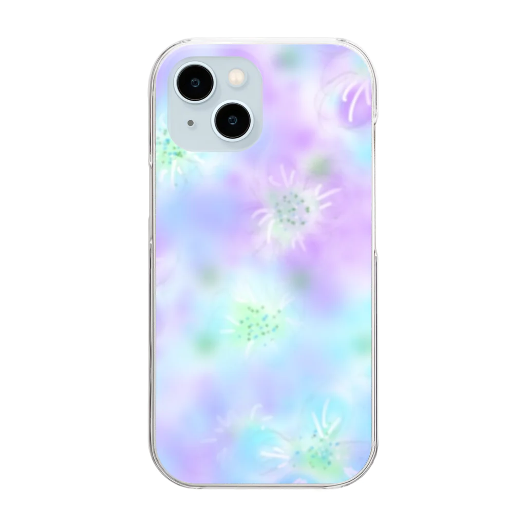 KuROiの紫陽花 Clear Smartphone Case