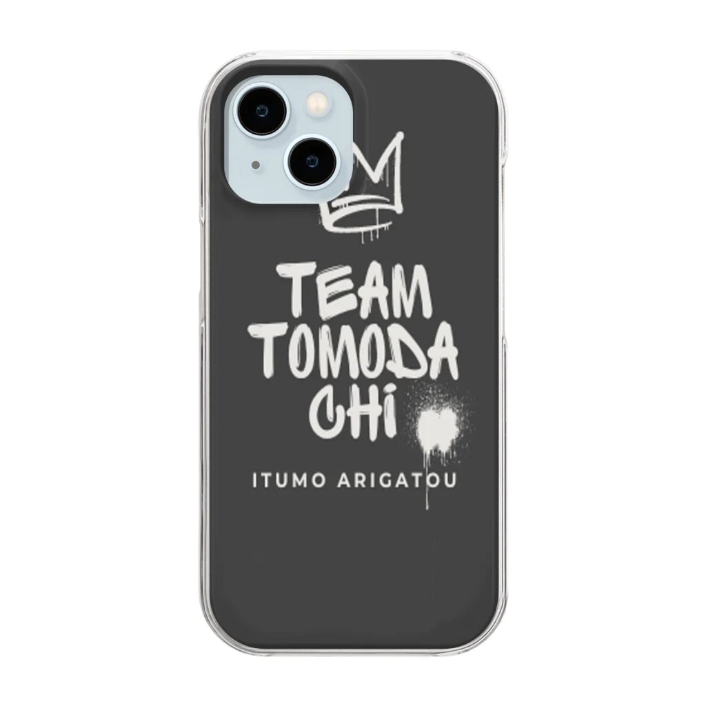 takafin01のTEAM　TOMODACHI クリアスマホケース