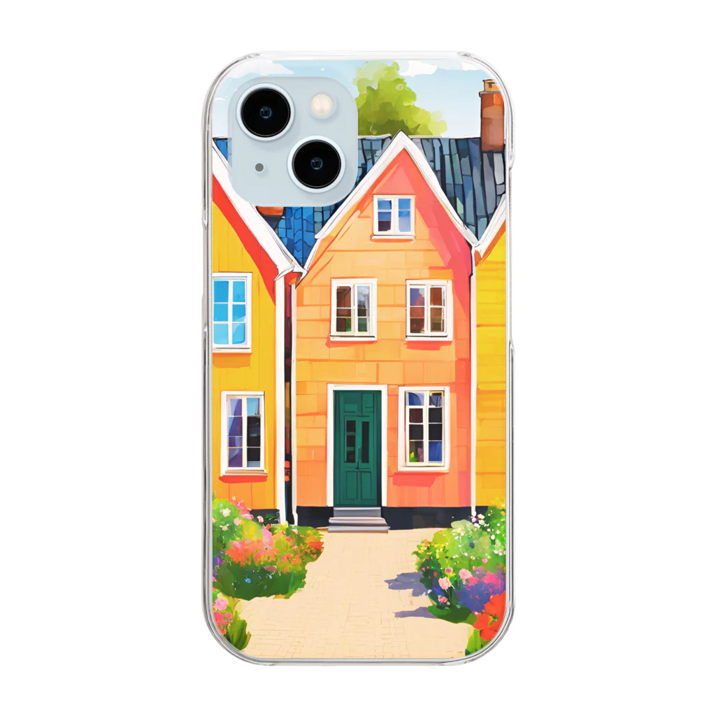 HOSHI-TANEKO🌠の✨お気に入りのサマーハウス🏠💕 Clear Smartphone Case