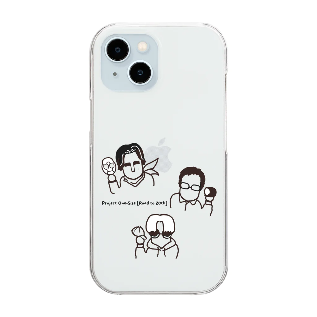 Project One-Sizeの３人の個性をギュッと集結 Clear Smartphone Case