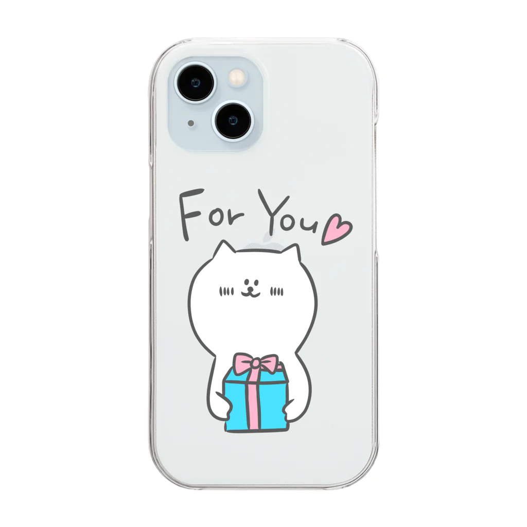 kuraokurakoのねこころこ。 Clear Smartphone Case