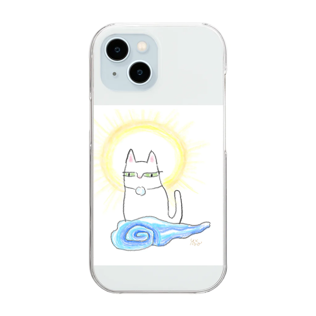 ねこ様屋のねこ様 Clear Smartphone Case