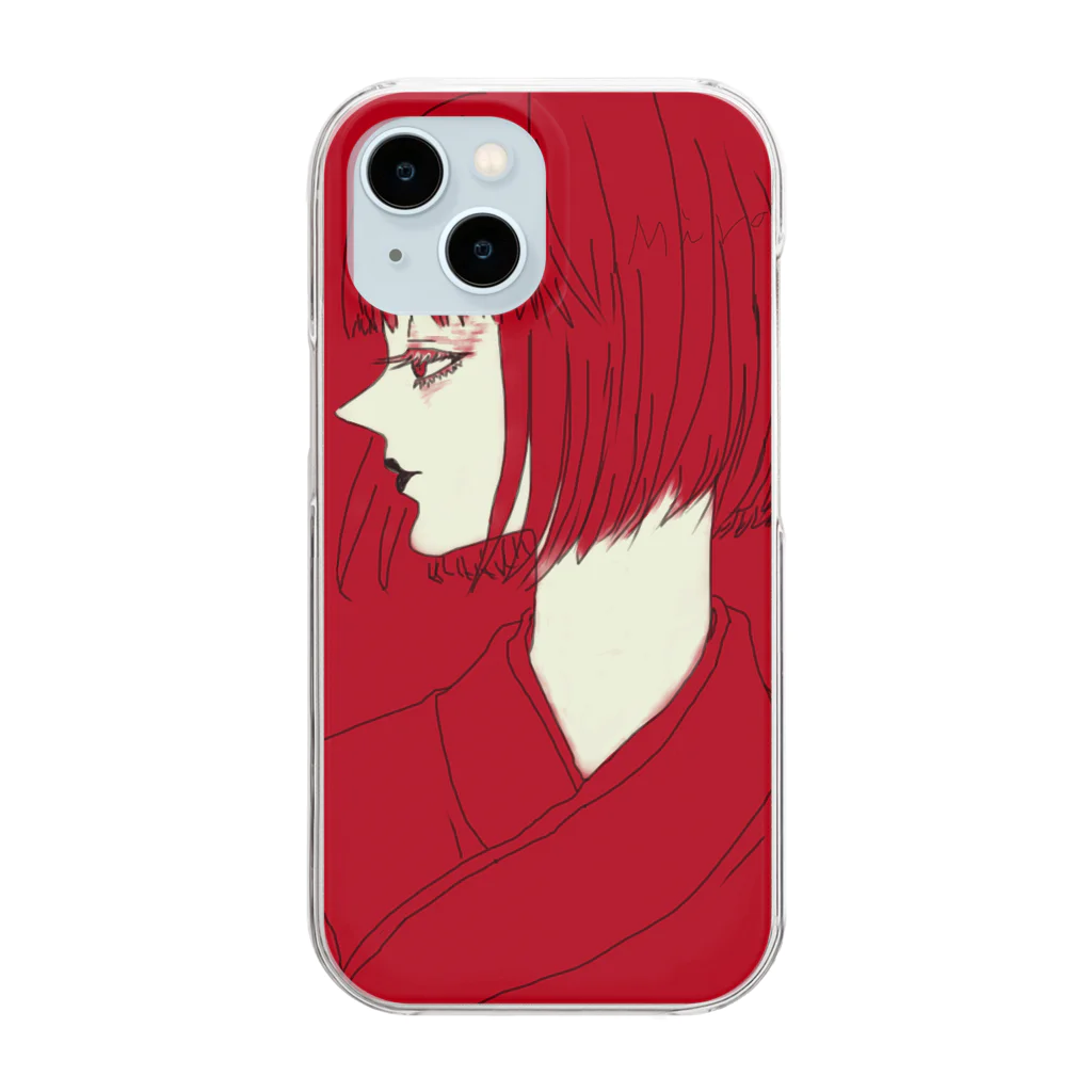[ DDitBBD. ]のKimono girl. Clear Smartphone Case