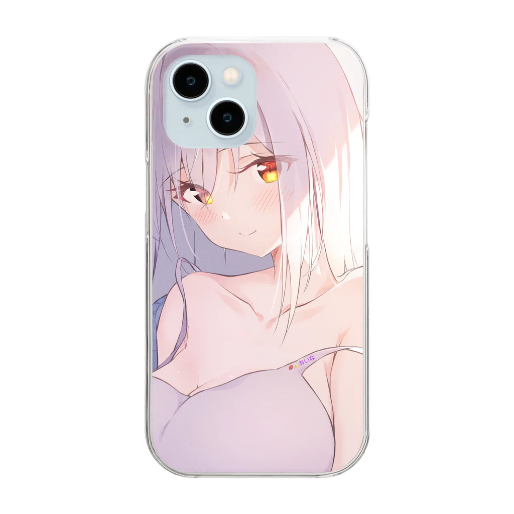 💋🍌あいなのアイコングッズ   Clear Smartphone Case