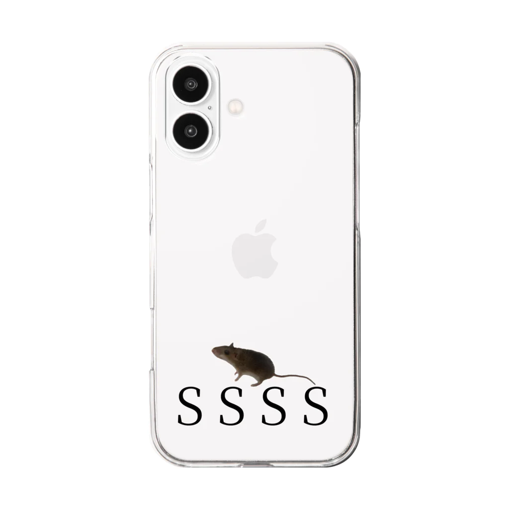 SSSSのワンポイントチョッピー Clear Smartphone Case