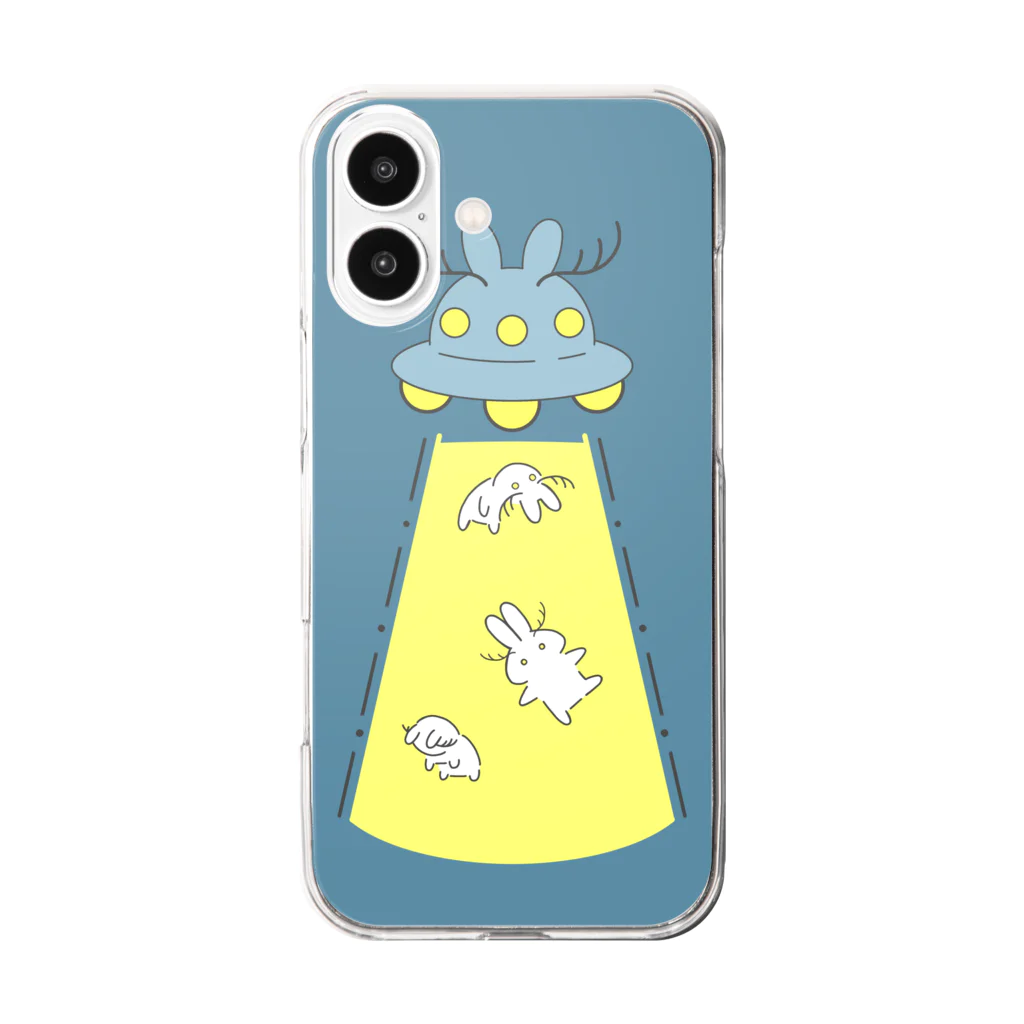 Jackalope Houseの豊作(背景ありVer.) Clear Smartphone Case