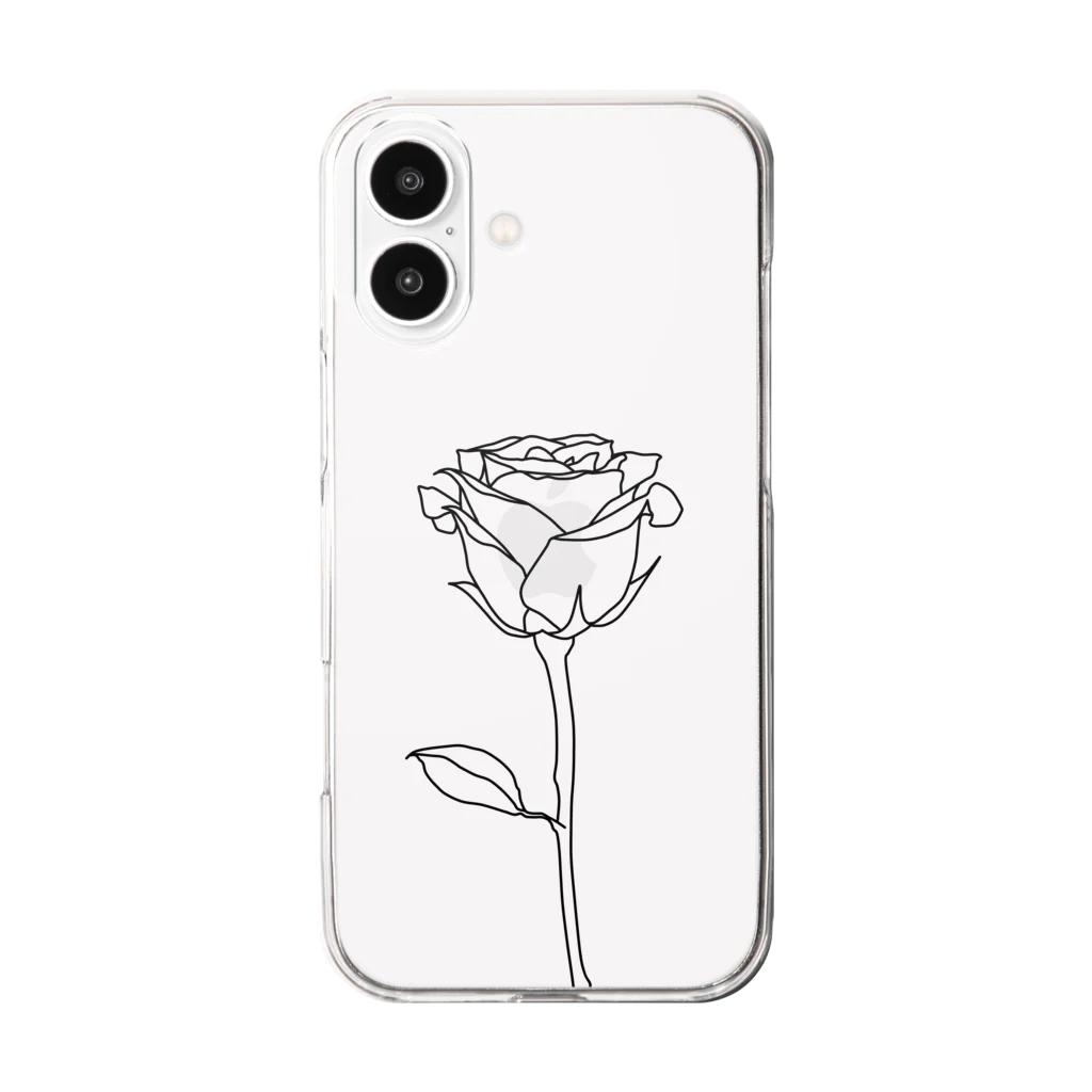 Pのひとめぼれ Clear Smartphone Case