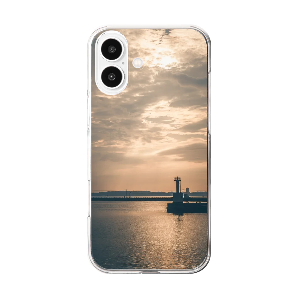 ENtYPHOTOえんてぃーふぉと大自然ポートレートの日暮れ　#001 Clear Smartphone Case