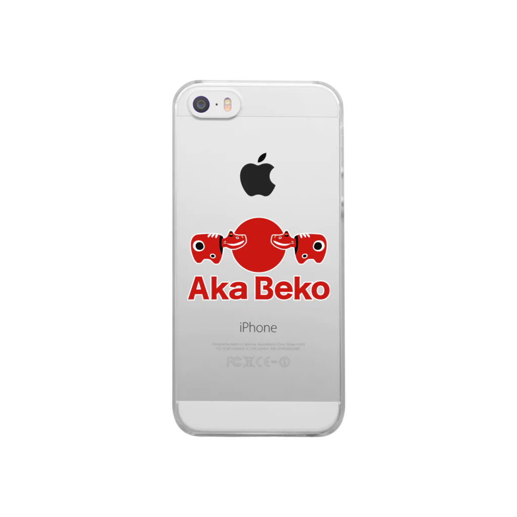 とこ屋のAKA_BEKO Clear Smartphone Case