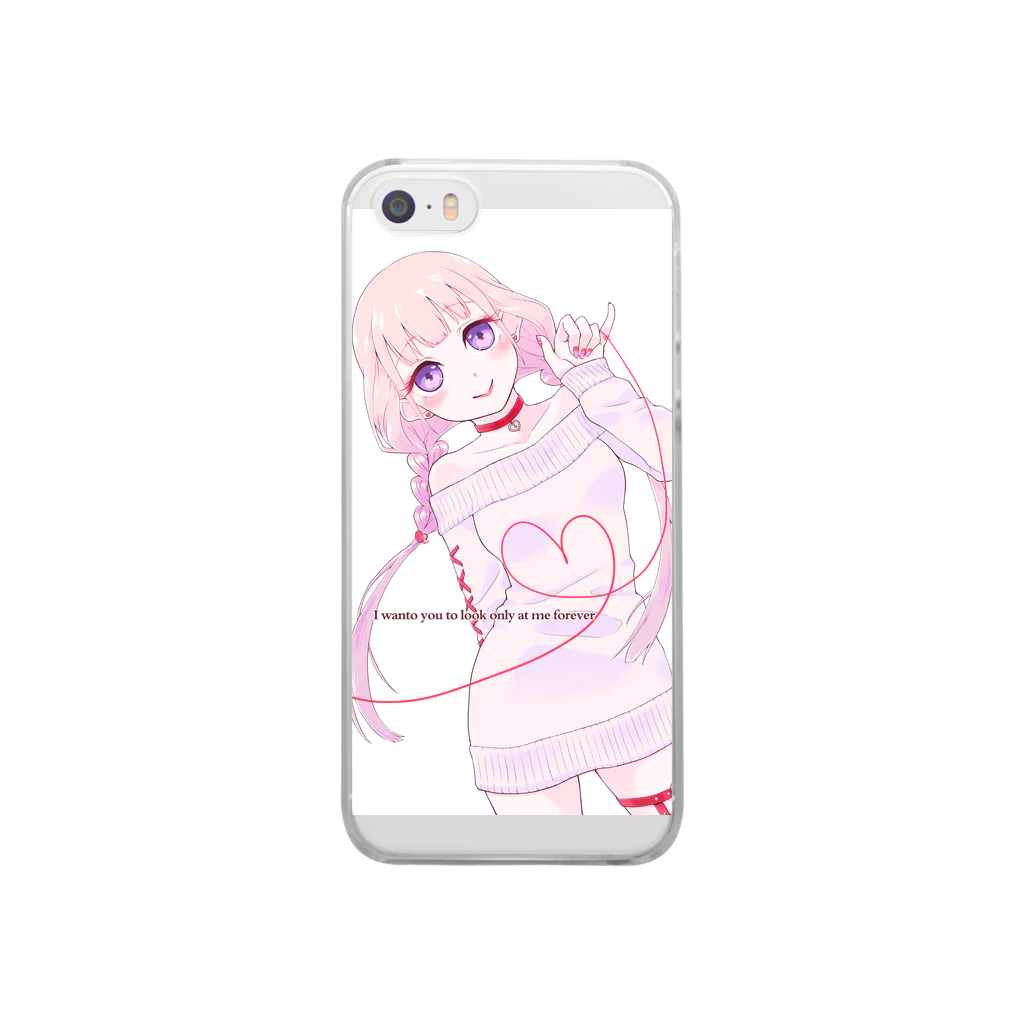 ゆきちのヤンデレ少女 Clear Smartphone Case