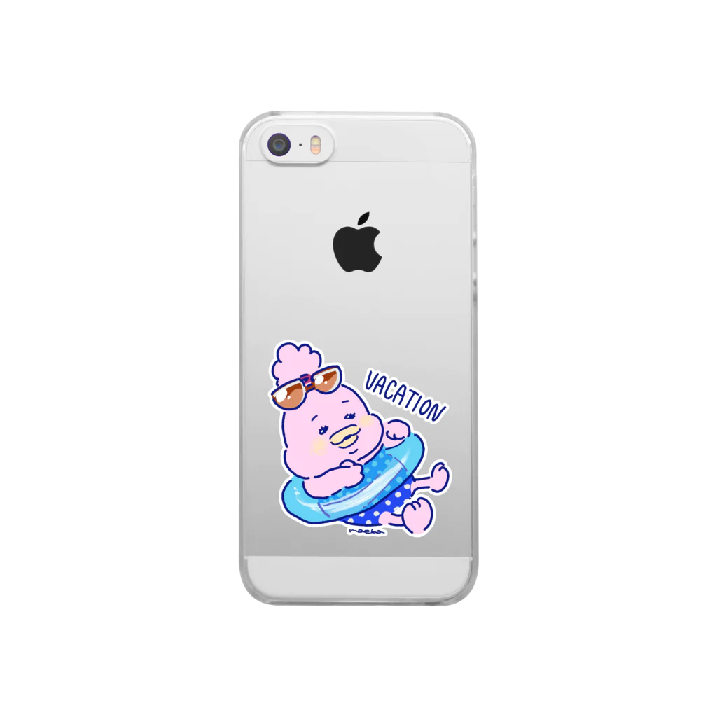 サビ代🌷のピヨ美ちゃんの夏 Clear Smartphone Case