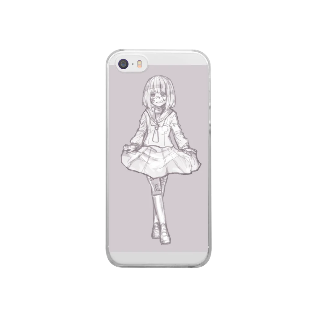 新澤ねうの自称やみかわ系セーラー女子 Clear Smartphone Case