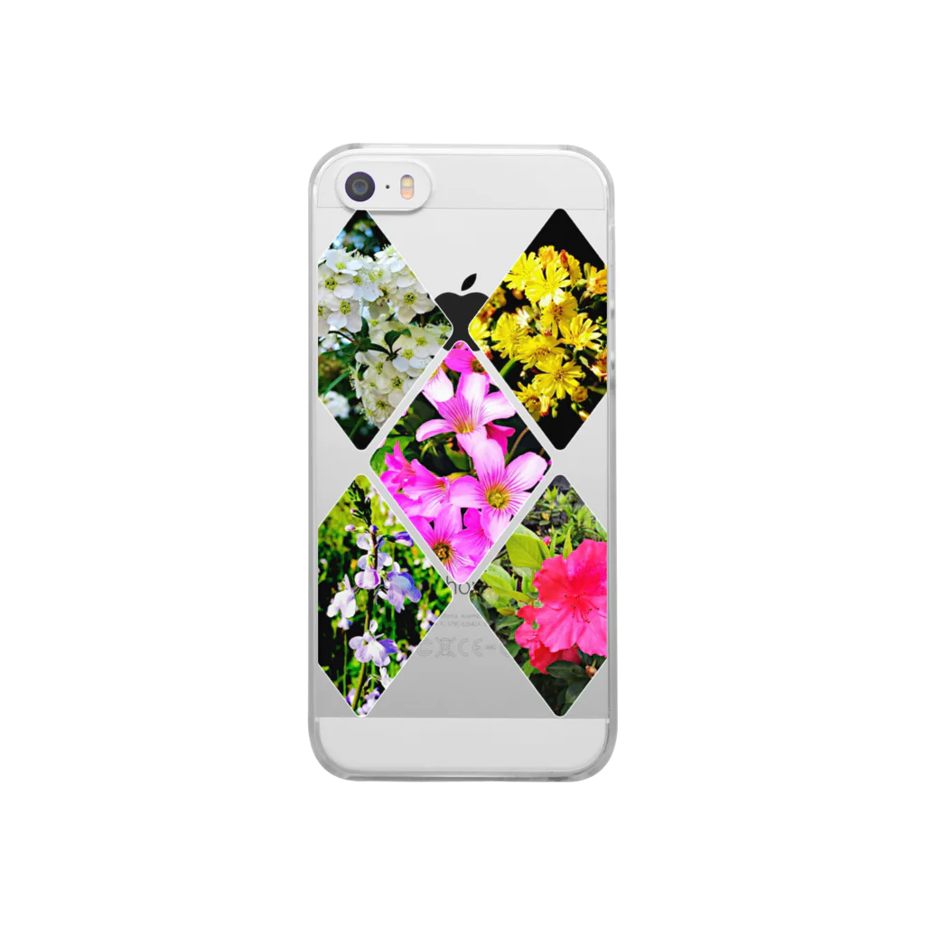 LalaHangeulの野の花シリーズ　X(エックス) Clear Smartphone Case