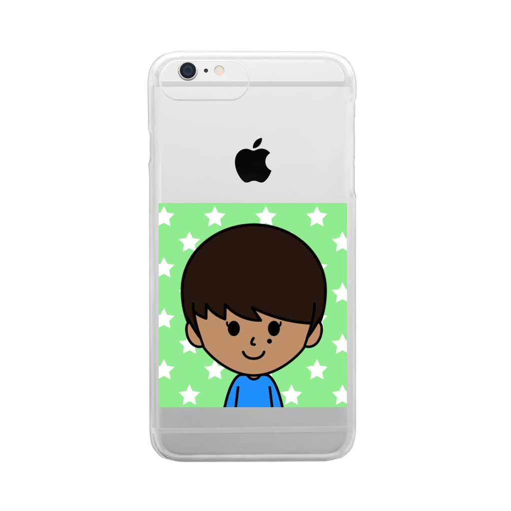 かっこいい女の子の似顔絵 Nn17のクリアスマホケース Iphoneケース 通販 Suzuri スズリ