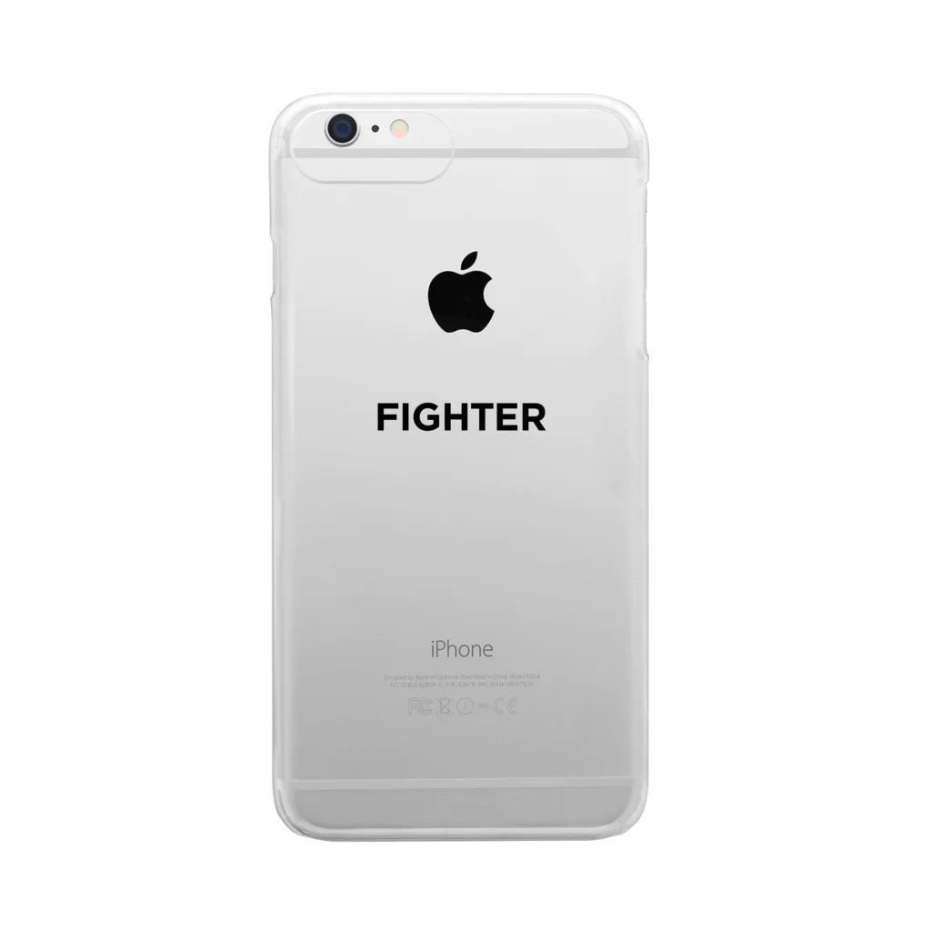 Type Me TのI'M A FIGHTER クリアスマホケース