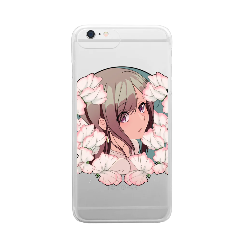 加速よんとの花 Clear Smartphone Case