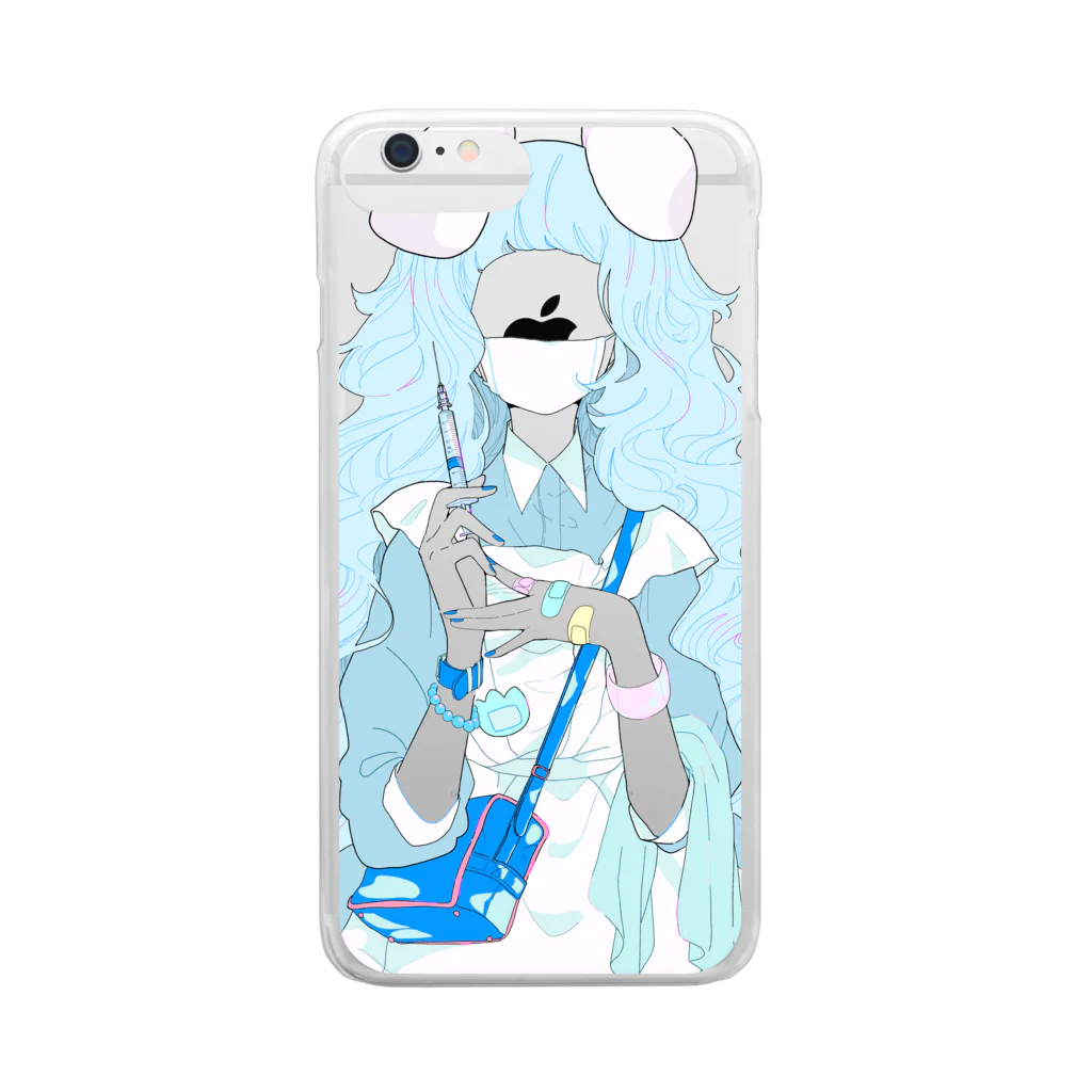 he bi ku chiの【5~X用】お医者さんごっこ（青） Clear Smartphone Case