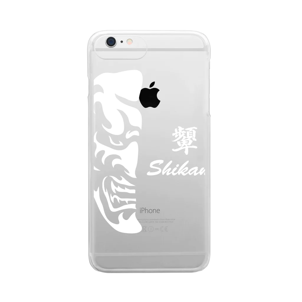 tribal0の顰/Shikami Clear Smartphone Case