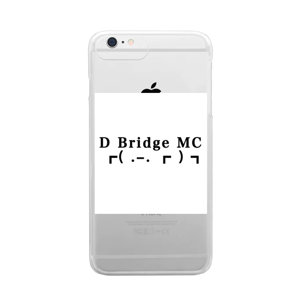 D Bridge MCのDBMCロゴ Clear Smartphone Case