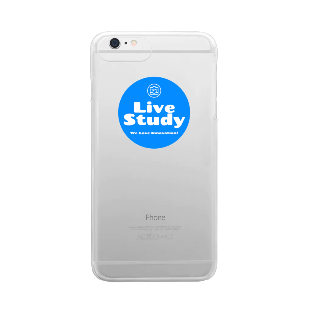 らいすたShopのLive Study（らいすた）公式グッズ Clear Smartphone Case