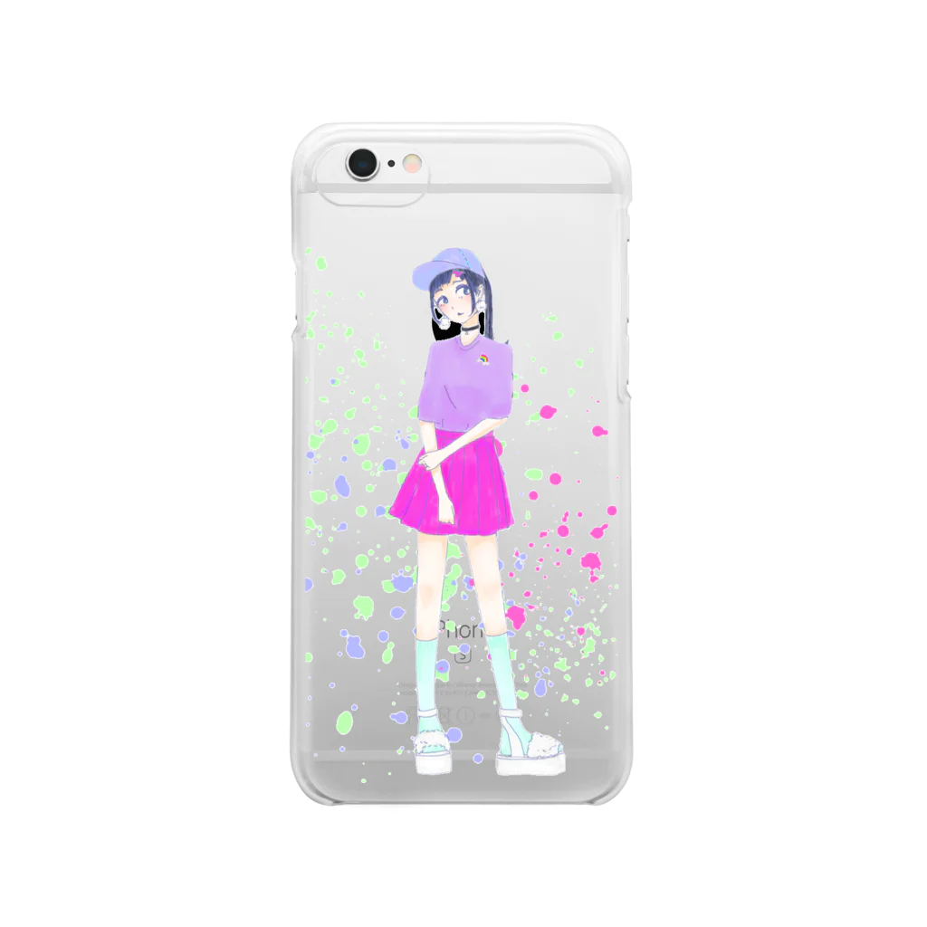 こんぺいとう倶楽部 by miaのRAINBOW Clear Smartphone Case