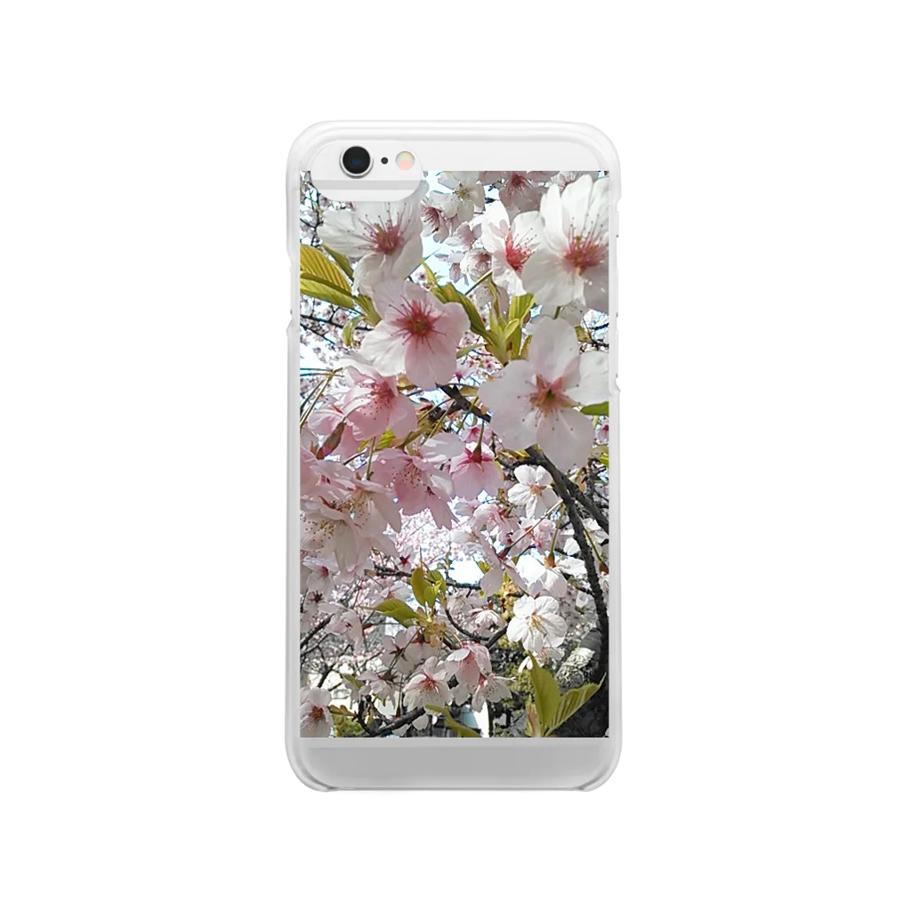 花色七色の桜前線 Clear Smartphone Case