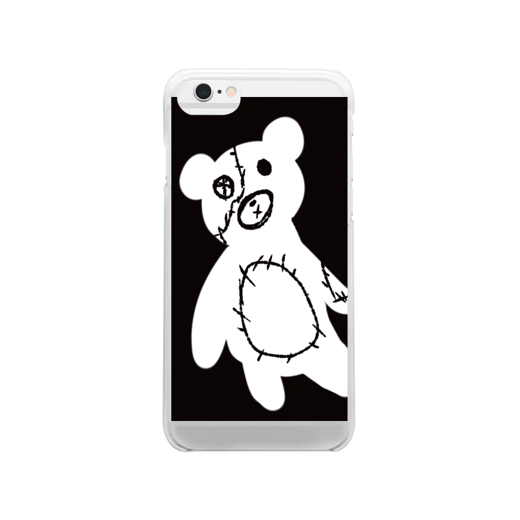 VIIAの白黒熊 Clear Smartphone Case