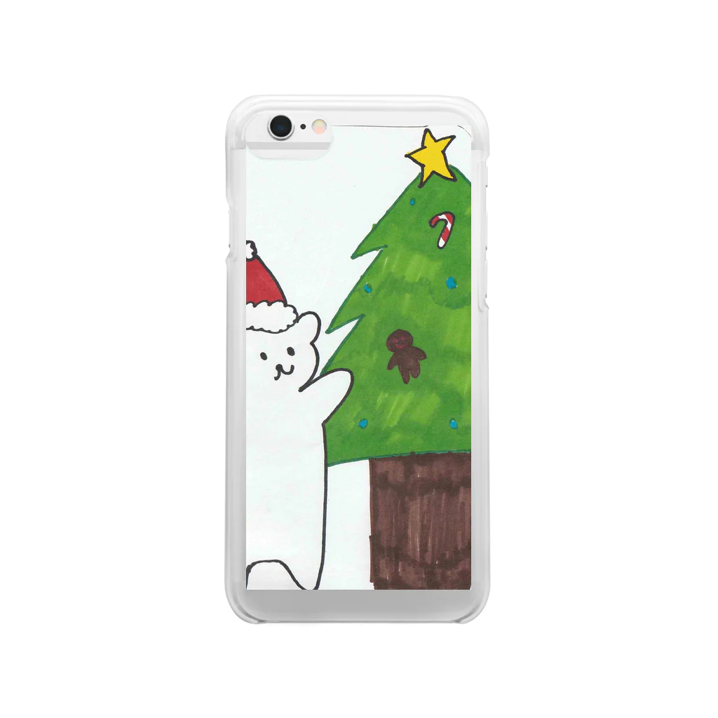 mamakumaのクリスマス Clear Smartphone Case